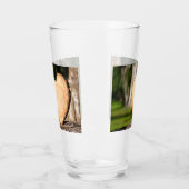 hölzernes Herz Glas (Links)