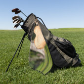 hölzernes Herz Golfhandtuch (Gras)