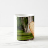 hölzernes Herz Kaffeetasse (Mittel)