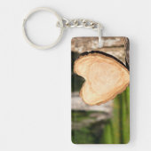 hölzernes Herz Schlüsselanhänger (Vorderseite)