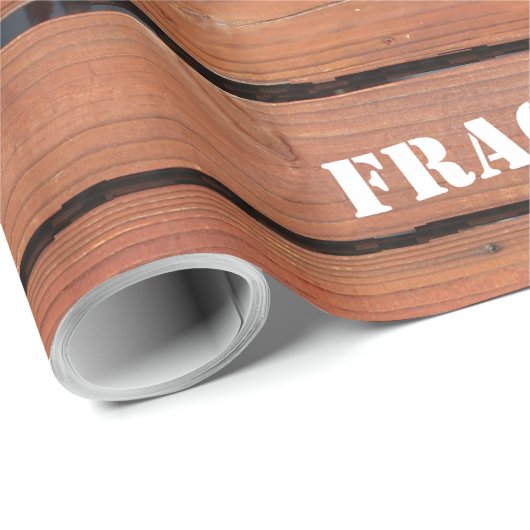 Hölzernes Kisten-Packpapier Geschenkpapier (Rolleneckpunkt)