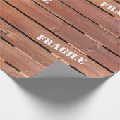 Hölzernes Kisten-Packpapier Geschenkpapier (Ecke)