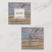 Hölzernes Korn-einfache Visitenkarten Quadratische Visitenkarte (Vorne/Hinten)