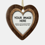 Hölzernes Korn-Herz (personifizieren Sie vor Kauf) Keramikornament (Rechts)
