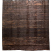 Hölzernes Korn-hölzernes Planken-Land-rustikale Duschvorhang (Vorderseite)