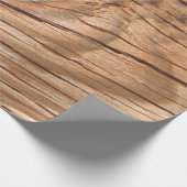 Hölzernes Korn Knothole Packpapier (Ecke)