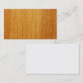 Hölzernes Korn-Muster Visitenkarte (Vorne/Hinten)