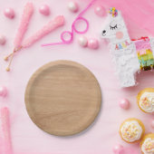 Hölzernes Korn Pappteller (Party)