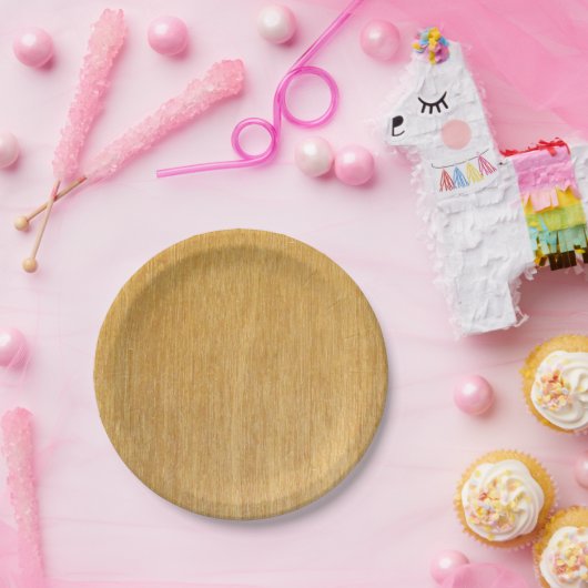 Hölzernes Korn Pappteller (Party)