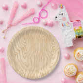 Hölzernes Korn Pappteller (Party)