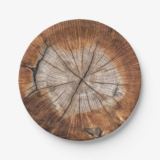 Hölzernes Korn Pappteller (Vorderseite)