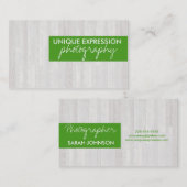 Hölzernes Korn Visitenkarte (Vorne/Hinten)