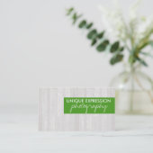 Hölzernes Korn Visitenkarte (Stehend Vorderseite)