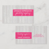 Hölzernes Korn Visitenkarte (Vorne/Hinten)