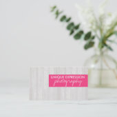 Hölzernes Korn Visitenkarte (Stehend Vorderseite)