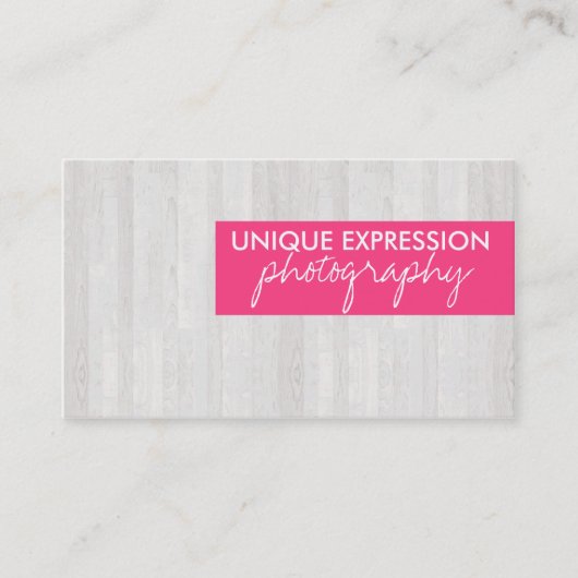 Hölzernes Korn Visitenkarte (Vorderseite)