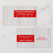 Hölzernes Korn Visitenkarte (Vorne/Hinten)