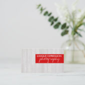 Hölzernes Korn Visitenkarte (Stehend Vorderseite)