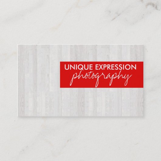 Hölzernes Korn Visitenkarte (Vorderseite)