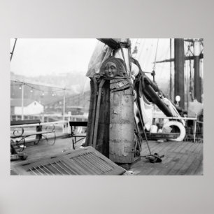 Hölzernes Mädchen, Folterungs-Gerät: 1910s Poster