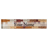 Hölzernes Puzzle Namensplakette (Vorderseite)