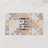 Hölzernes Puzzle Visitenkarte (Rückseite)