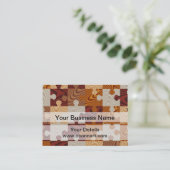 Hölzernes Puzzle Visitenkarte (Stehend Vorderseite)