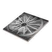 Hölzernes Rad Fliese (Seite)