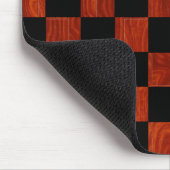 Hölzernes Schachbrett Mousepad (Ecke)