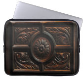 Hölzernes Schnitzen Laptopschutzhülle (Vorderseite)