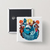 Hölzernes Tier Button (Vorne & Hinten)