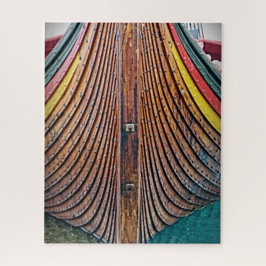 Hölzernes Viking-Schiff - 16x20 - 520 PC Puzzle (Vertikal)