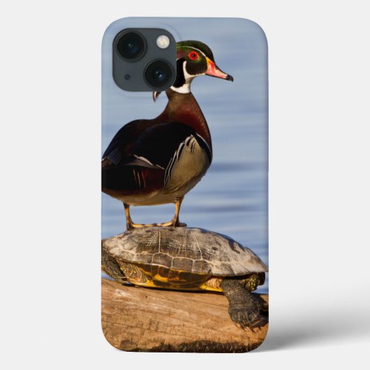 Hölzernmännchen stehend auf Red Oared Slider Case-Mate iPhone Hülle (Rückseite)