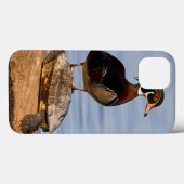 Hölzernmännchen stehend auf Red Oared Slider Case-Mate iPhone Hülle (Rückseite (Horizontal))
