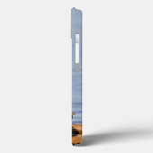 Hölzernmännchen stehend auf Red Oared Slider Case-Mate iPhone Hülle (Rückseite / Links)