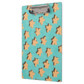 Hölzernmehl auf Aquamarin | Brettspiel Klemmbrett (Links)