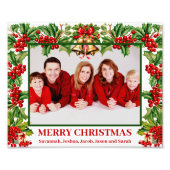 Holzes Blätter und Berries Custom Foto Print (Vorne)