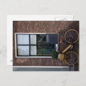 Holzfahrrad Postkarte (Vorne/Hinten)