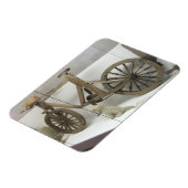 Holzfahrrad, Rumsiskes-Museum, LITAUEN - Magnet (Linke Seite)