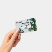 Holzfäller Baumschnitt Firmenkarte Ausweis (Handheld)