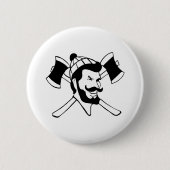 Holzfäller-Blockwinde Button (Vorderseite)