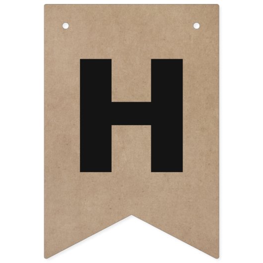 Holzfäller-Büffel-kariertes alles- Gute zum Wimpelkette (Zweite Fahne)