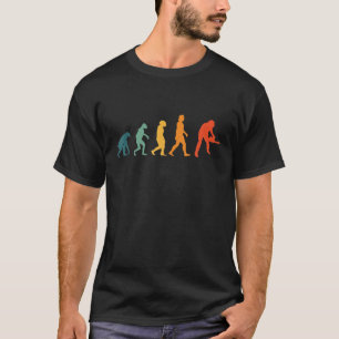 Holzfäller Evolution Retro Ranger Kettensäge Vinta T-Shirt