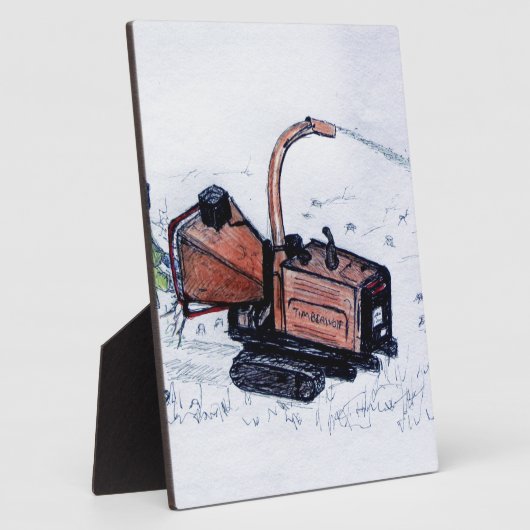 Holzfäller Fotoplatte (Seite)