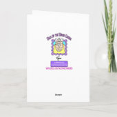 HOLZFÄLLER Geburtstags-Karte Karte (Rückseite)