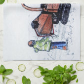 Holzfäller Handtuch (Gefaltet)