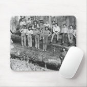 Holzfäller in Kalifornien, 1891 Mousepad (Mit Mouse)