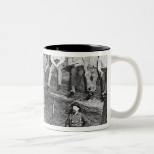 Holzfäller in Kalifornien, 1891 Zweifarbige Tasse