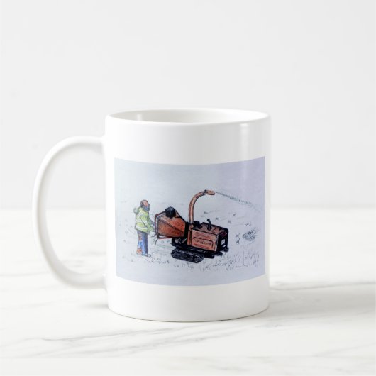 Holzfäller Kaffeetasse (Links)