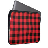 Holzfäller-Karo-Nahtlosmuster Laptopschutzhülle (Vorne Rechts)